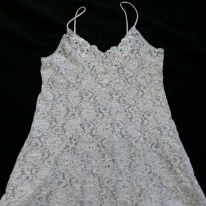 White lace nighty
